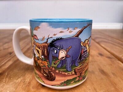 Vintage Walt Disney Classics Winnie The Pooh Blustery Day Mug Collectors