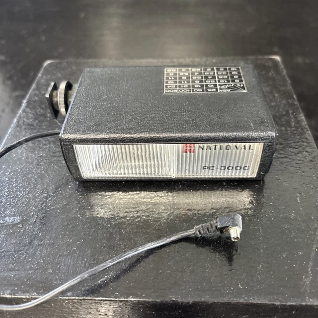 VINTAGE NATIONAL JAPAN PE-30DC Camera Flash Sold As Seen Untested £5.00 ...