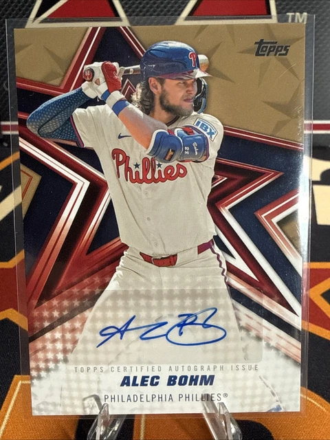 2022 TOPPS BASEBALL Gold Stars #452 - Alec Bohm - Philadelphia