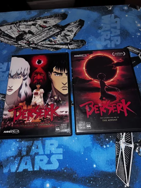 Berserk Anime Series 1997 & 2016 Seasons Episodes 49+3 Movies Dual Audio