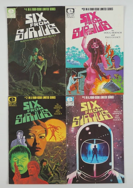Six From Sirius #1-4 FN/VF complete series - Epic Paul Gulacy Doug Moench 2 3