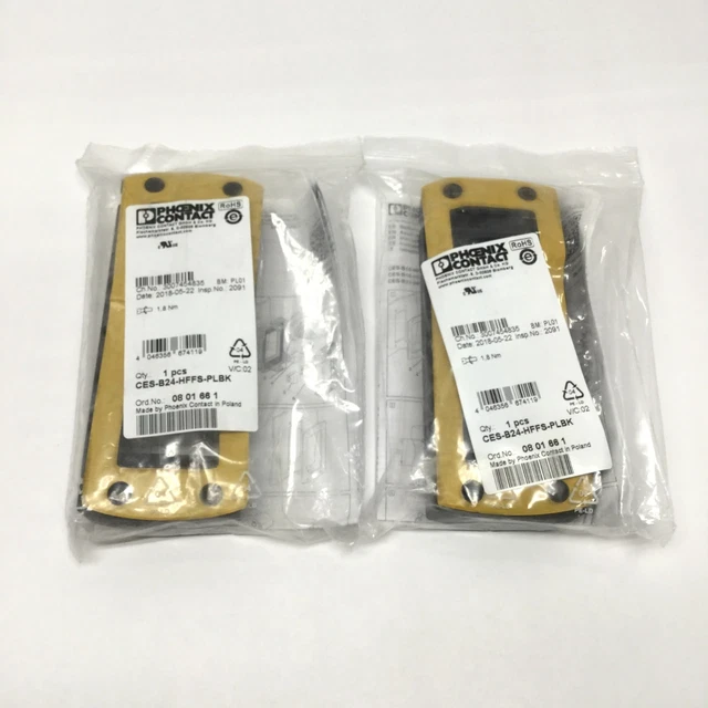 Lot of 2 Phoenix CES-B24-HFFS-PLBK Cable Sealing Frame 10-Sleeve w/Locking Latch