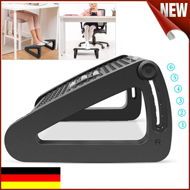 Büro Fußstütze Schreibtisch Verstellbar Fußablage Fußbank Fußhocker Ergonomisch