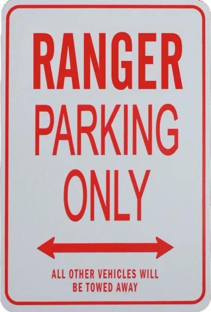 RANGER PARKING ONLY - Miniature Fun Parking Sign