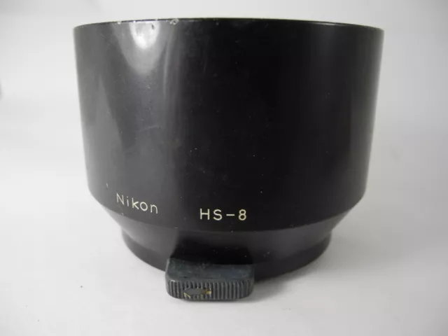 NIKON LENS HOOD ORIGINAL NIKON SHADE  VINTAGE F F2 135/105 52mm HS-8 HOOD