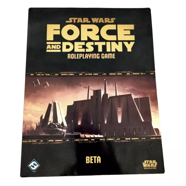 Rare Star Wars: Force and Destiny Roleplaying Game BETA Fantasy Flight Games PB