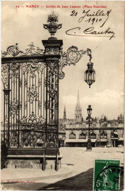 CPA NANCY - Jean Lamour Grids - Place Stanislas (484152)