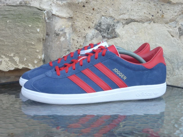 2019 ADIDAS JOGGER Samples UK8.5 US9 Blue Red White Originals Rare