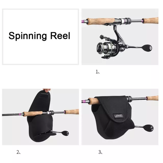 Fishing Spinning-Reel Bag Cover Baitcasting Trolling Fishing Reel Case Pouch 3