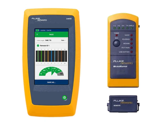 Fluke LinkIQ Kit 2 - Fluke LIQ-KIT LinkIQ Cable+Network Tester Kit and MT-8200-