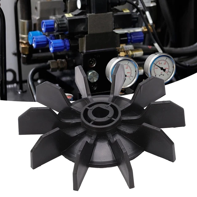 Pale De Ventilateur Pour Compresseur D'air - Trou D'arbre 13mm, Diamètre 115mm, Compatible 550W/750W, Plastique Robuste