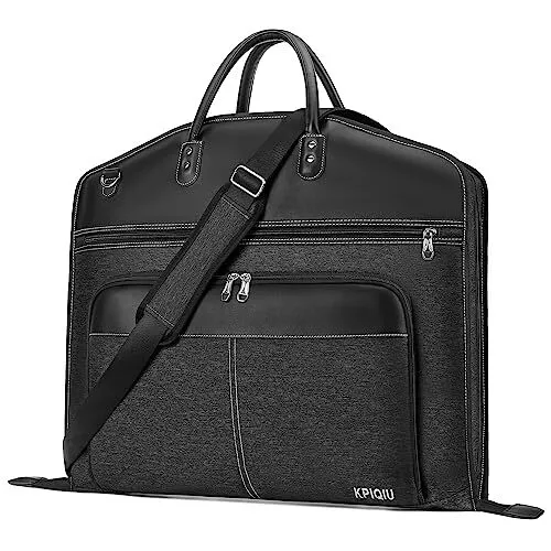 Garment Bag for Travel, Large Suit Travel Bag with Shoulder Strap,  Suit Carry
