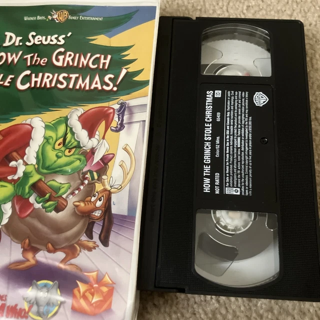 DR. SEUSS' HOW the Grinch Stole Christmas! Plus, Horton Hears a Who VHS Tape £4.09 - PicClick UK