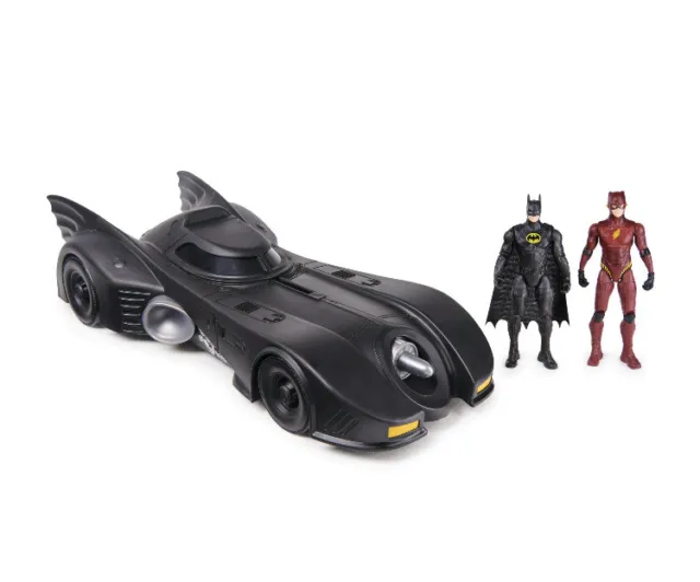 DC The Flash Young Barry Batman Batmobile 3 Pack Spin Master 4” Inch 2023 NEW