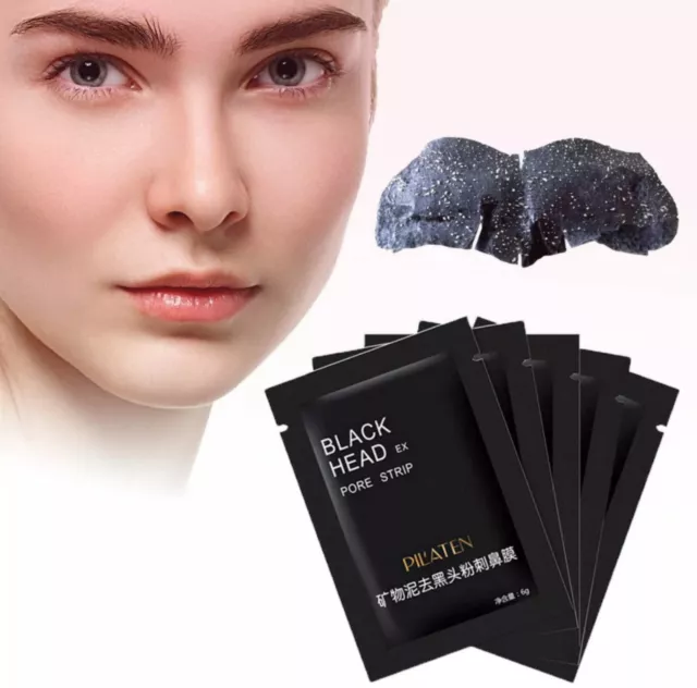 10 PILATEN Black Face Mask Blackhead Remover Deep Exfoliating Peel Off Mask Mud 2