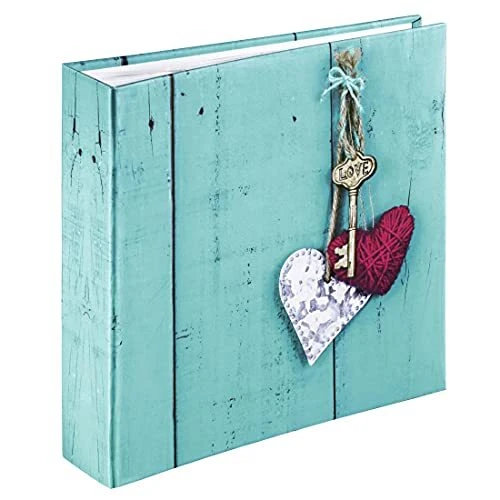 Hama Album photo traditionnel "Rustico" album mémo album de 225 x 225 cm 100 ...