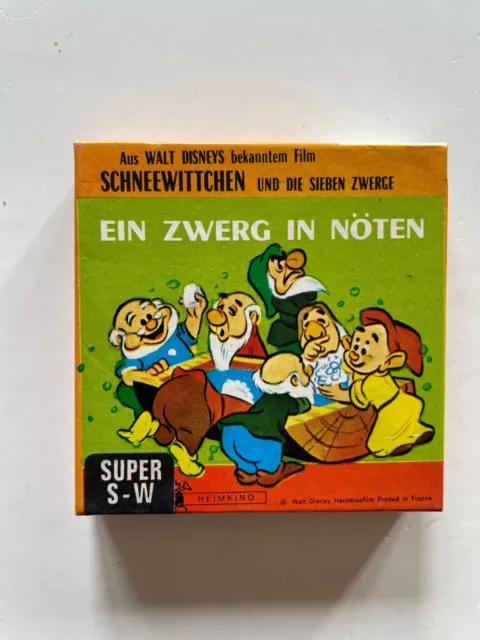 Super 8 Film - original Vintage Schneewittchen Ein Zwerg in Nöten