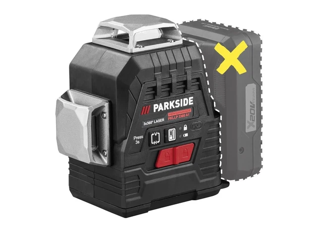 Niveau Laser En Croix 360° Parkside Performance PKLLP 360 – D'occasion, Fonctionne Parfaitement