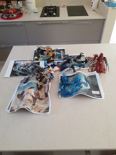 Lot de 46 pièces Lego bionicle - Collection