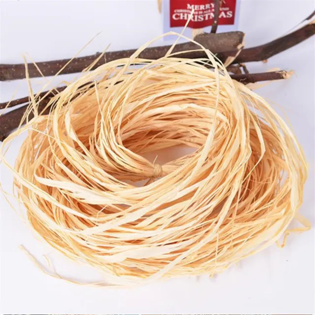 DIY crafts Gift Box Packing Raffia Ribbon Wrapping Supplies Dry Straw Pape