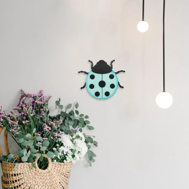 Creative Metal Wall Decor Insect Shaped Hanging Sculpture Wrought Iron 3