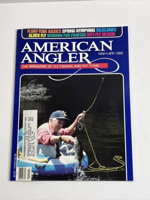 AMERICAN ANGLER MAGAZINE March April 1992 Spring Nymphing Adler Fly  Siliclones £11.04 - PicClick UK
