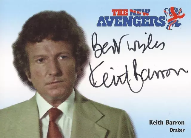 The New Avengers - N-A6 Keith Barron "Draker" Autograph Card