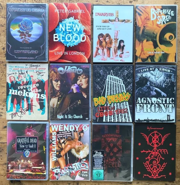 200+ Punk & Metal DVDs: The Damned, KMFDM, Pixies, The Cramps, Melvins, Mayhem & 3