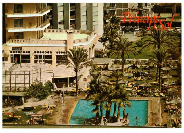 Hotel Principe Sol, Torremolinos, Malaga Spain Rare Vintage Postcard