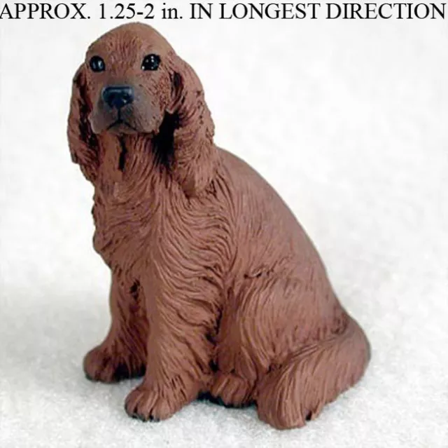 Irish Setter Mini Hand Painted Figurine