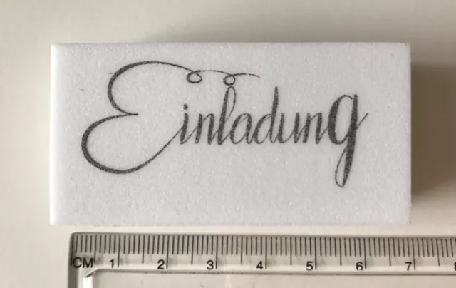 La Blanche Stempel Einladung