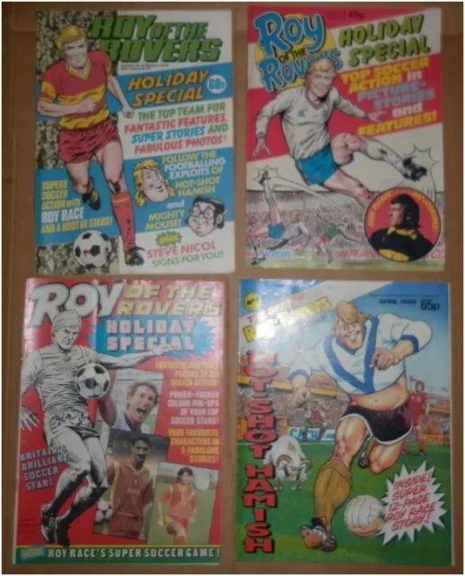 Roy Of The Rovers Summer Special 1985 1986 1987 + Best of #1 [Football Specials]