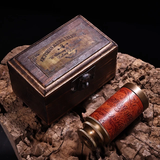 Handmade pure copper pocket telescopes from folk collections