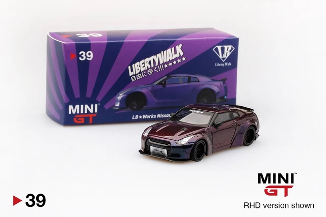ミニカー MINIGT 66 LB WORKS GTR Cosmics Malaysia MINI GT 1/64 Diecast - LB WORKS Nissan GT-R (R35) Cosmics