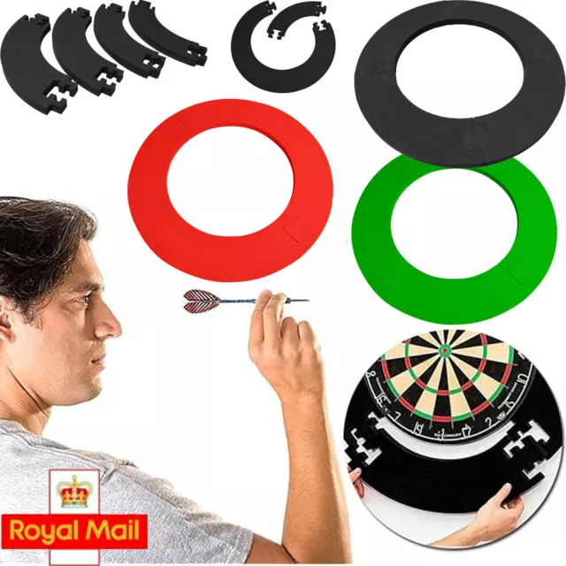 Dartboard Surround Heavy Duty Plain Dart Board Rubber Ring Designa 3 Colours