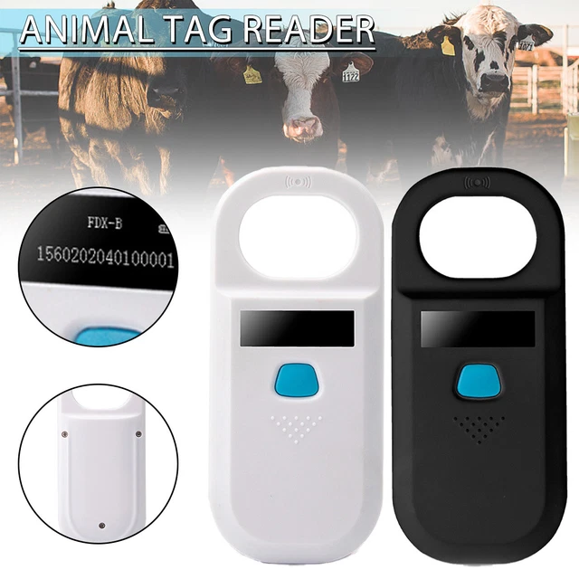 New 1pc Animal Chip Scanner Pet ID Reader RFID Handheld Microchip J