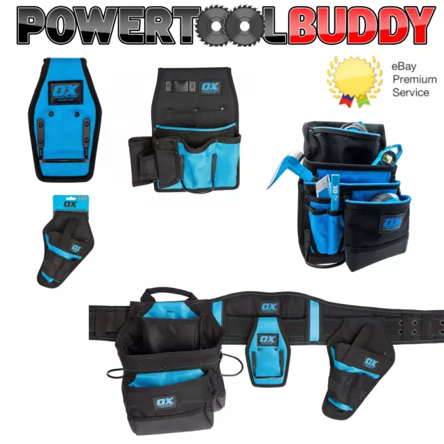 Ox Tools Pro Dynamic Belts, Pouches, Holders, Holsters P267401, P266410, P266505