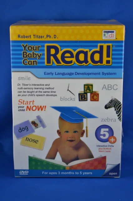 Your Baby Can Read! Early Language Development System DVD plus Word Cards NEW