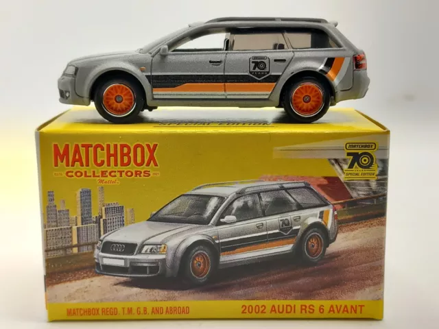 MATTEL MATCHBOX 70 YEARS SPECIAL EDITION 2002 AUDI RS 6 AVANT aus SET HPC03 NEU