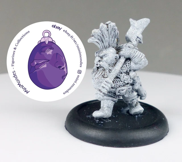 Warhammer Aos, Dwarf, Nain, Lord Legend, Classic Uther Miner