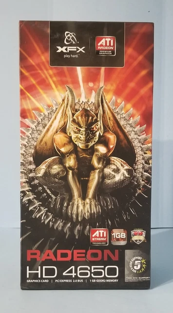 XFX ATI Radeon HD4650  1GB DDR2 PCI-E Video Card HD-465X-ZDFR