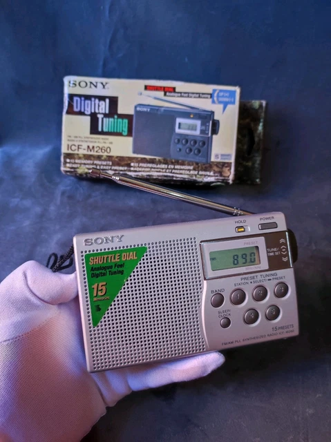 Radio Portable Sony ICF-M260L, FM/AM, Compacte Et Fonctionnelle, D'occasion