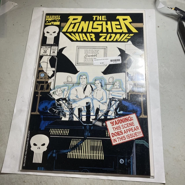 1993 The Punisher War Zone #12 "Marvel Comics" Comic Book