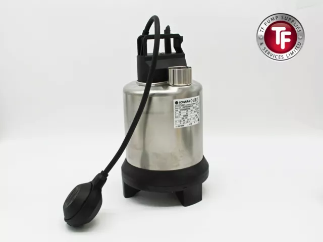 Lowara Doc 7VX/A 230v Vortice Sommergibile Pompa - con Galleggiante