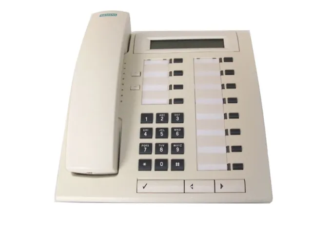 Tested, cleaned but discoloured Siemens Optiset E Standard Telephone for hi-path