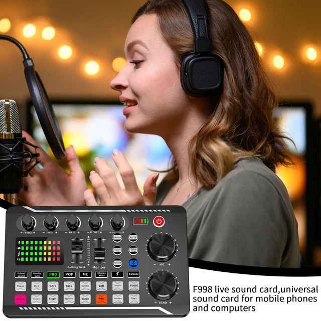 Podcast Microphone Sound Card Kit for Streaming/Gaming/Podcasting /PC/Computer 2