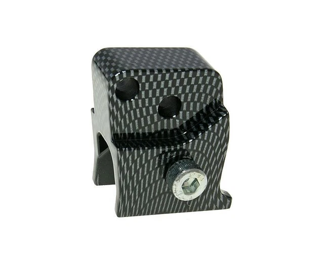 Riser Kit CNC 2 trous Carbon - Peugeot - Ludix Blaster 2 RCUP