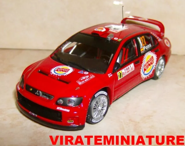 Mitsubishi Lancer Wrc05 26Th Rally Monte Carlo 2007 Xevi Pons Ixo Altaya 1/43