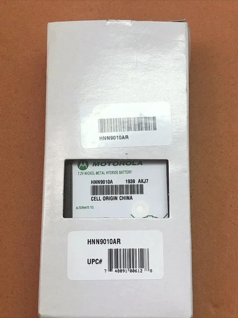 Genuine Motorola HNN9010A 7.5V Rechargeable Battery New