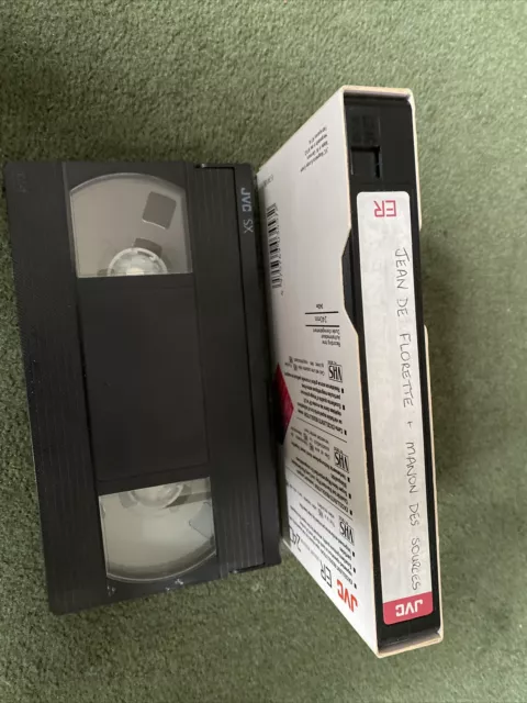 2 JVC tapes ER & SX 240 4 hrs “blank” used video VHS cassettes 2